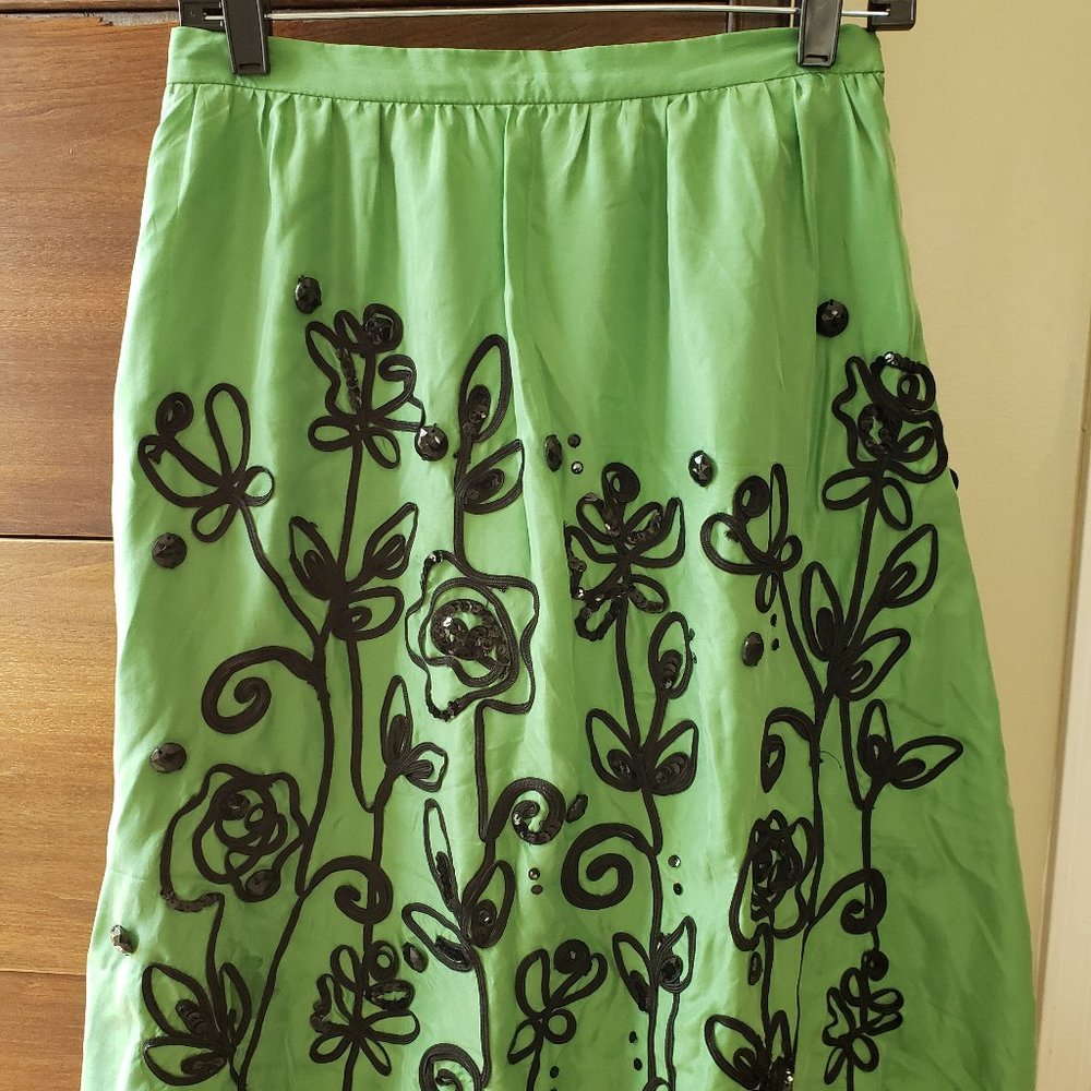 WD NY Silk A-Line Skirt
